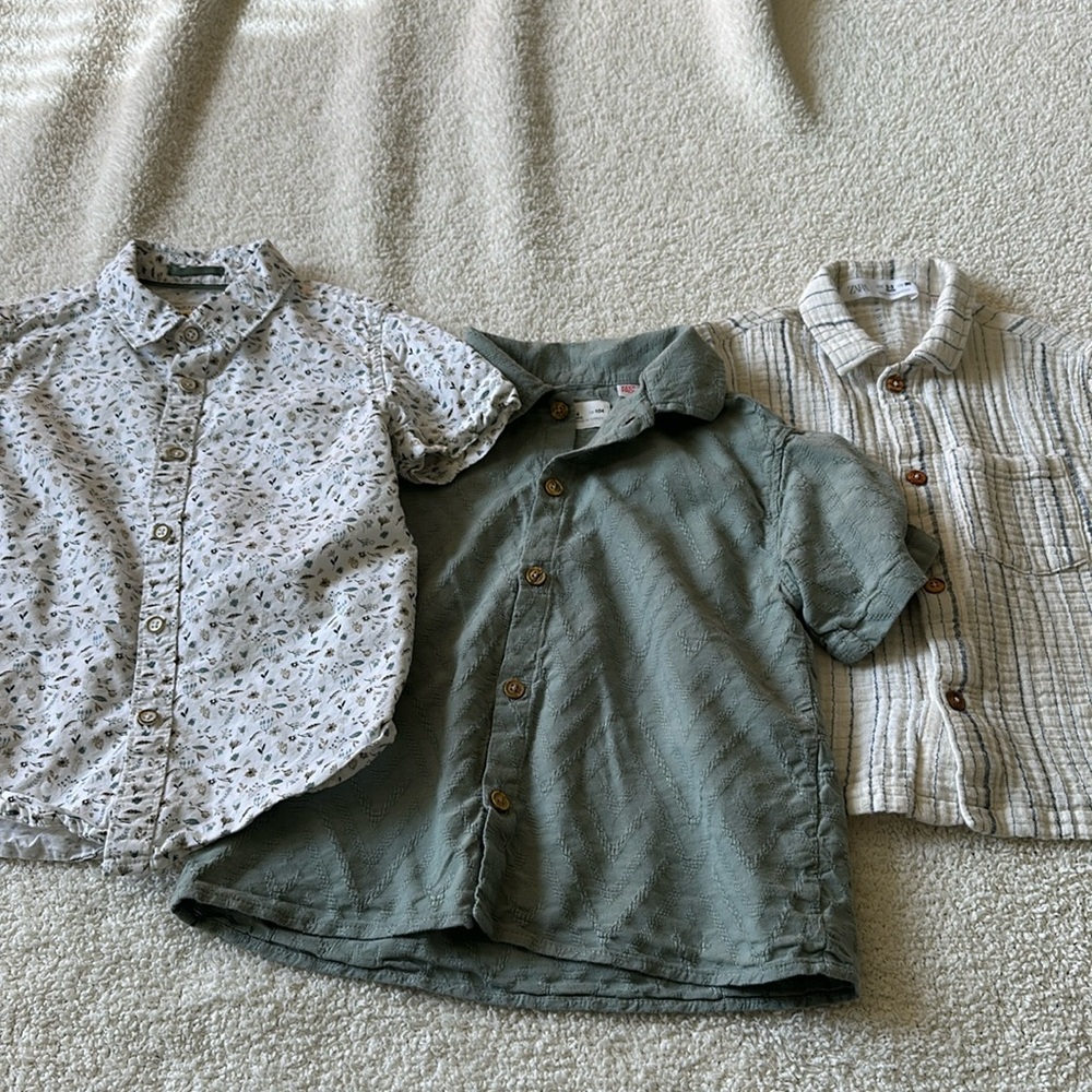 3 toddler boys shirts! Great condition!